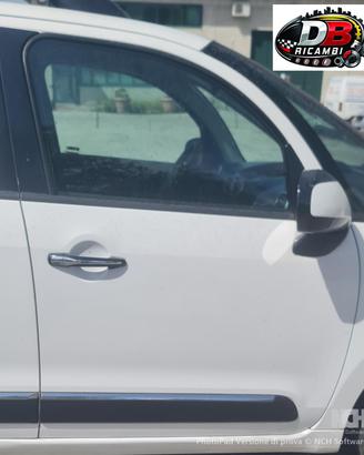 Portiera anteriore dx citroen c3 picasso 1.6 hdi d