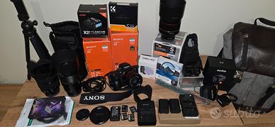 KIT STUDIO SONY SONY A7R3 + FLASH E LENTI
