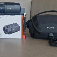 Videocamera Sony AX43A 4K + accessori come nuova !