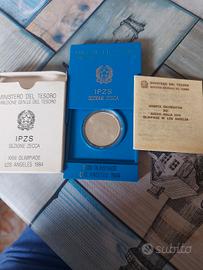 500 lire argento xxiii olimpiade Los Angeles 1984