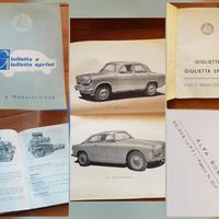 Alfa Romeo Giulietta libretto uso