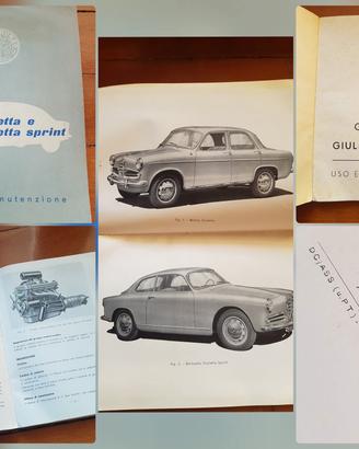 Alfa Romeo Giulietta libretto uso