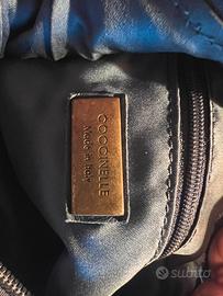 Borsa Coccinelle pelle blu petrolio