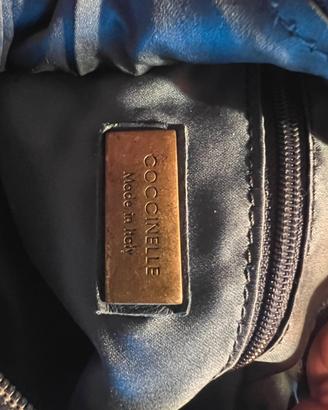 Borsa Coccinelle pelle blu petrolio