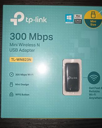 

TP-Link TL-WN823N Adattatore USB Scheda di Rete.