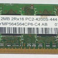 Ram notebook laptop ddr2 4200 512 mb 200 pin