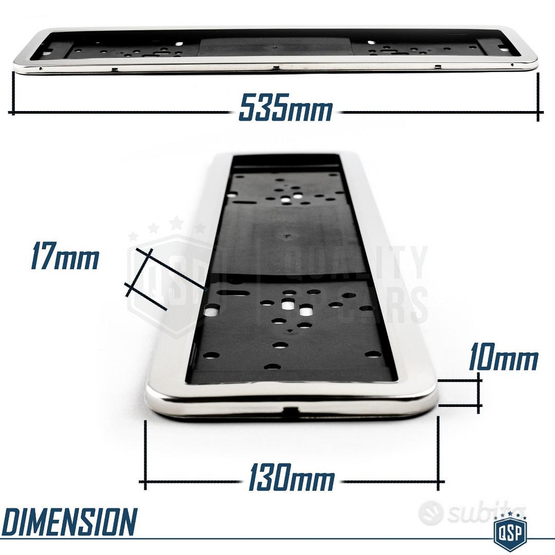 Portatarga cromato porta targa posteriore Jeep Patriot Compass