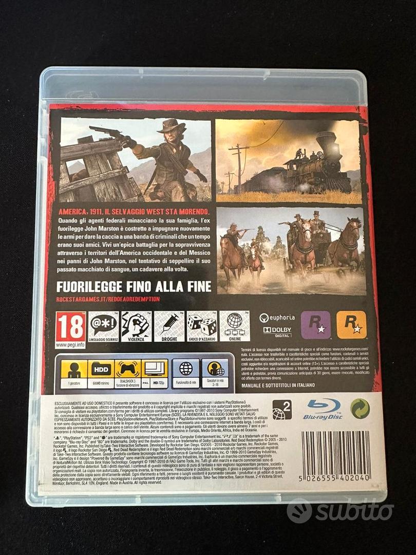 Gioco PlayStation 3 Red Dead Redemption – AUC7122 – Ale Ecommerce Vendo Per  Te