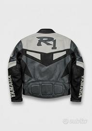 Yamaha R1 MOTORCYCLE  LEATHER JACKET  3XL