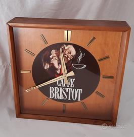 Orologio pubblicitario Caffè Bristot anni '60