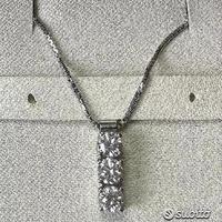 COLLANA TRILOGY ORO 18kt. CON DIAMANTI NATURALI