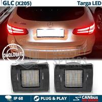 Luci Targa LED Mercedes GLC X253 Placchette CANbus