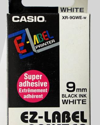 3 nastri per etichettatrice CASIO XR-9WE-w