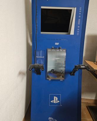 Kiosk playstation 2 totem espositore
