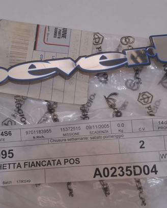 TARGHETTA POSTERIORE LATERALE BEVERLY PIAGGIO 6200