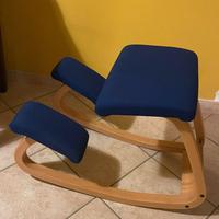 Sedia Ergonomica Stokke / Varier Blu