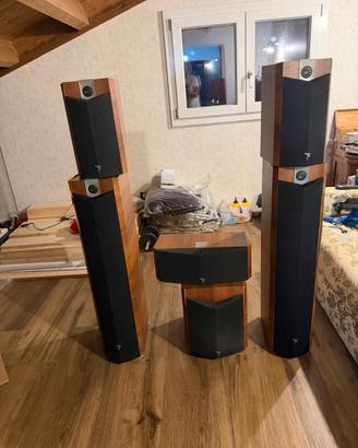 impianto focal + ampli yamaha