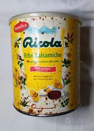 scatola caramelle ricola da 1 kg in latta 