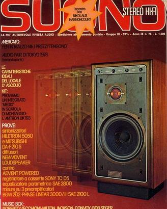 rivista SUONO n° 78 del gennaio 1979