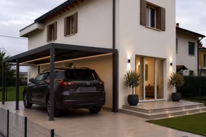 Bifamiliare di testa in legno biohouse