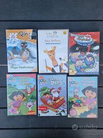 6 DVD CARTONI PRIMA INFANZIA