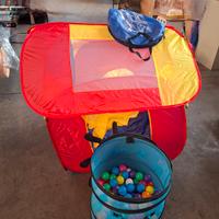tenda igloo per bambini con palline