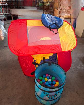 tenda igloo per bambini con palline