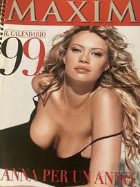 Calendario Anna Falchi Maxim 1999