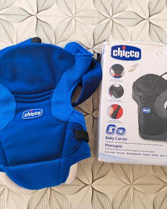 Marsupio Chicco Go Baby Carrier - Blu Wave