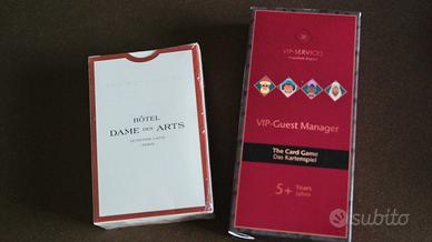 Carte da gioco Hotel Paris e VIP guest Manager