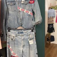 completo in jeans moschino  eduzione limitata