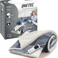 Imetec CaldoPlaid Tartan Grey, Plaid riscaldabile,