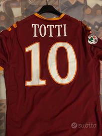 maglia roma worn totti 2009