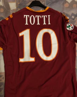Fascia Capitaine Roma Totti No Maillot Match Worn Indossée