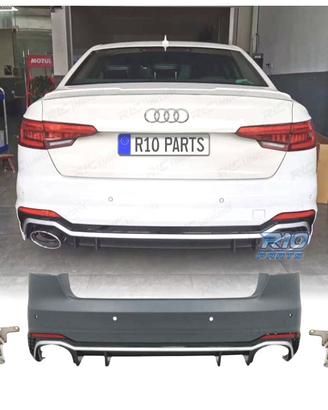 PARAURTI POSTERIORE PER AUDI A4 B9 SEDAN 16-