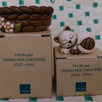 Presepe Thun Gatto con Cesta 