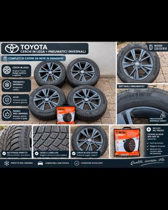 set Cerchi in lega originali toyota 