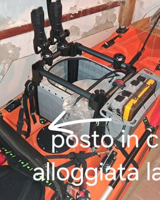 KAYAK PRONTO PER LA  PESCA