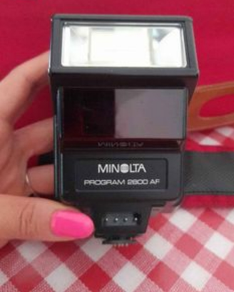 Flash Minolta 2800 af, flash automatico a infraros