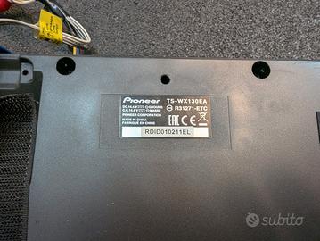 subwoofer Pioneer + amplificatore hertz 