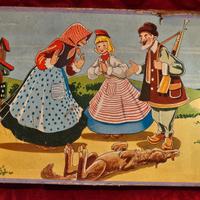 Raro Puzzle a cubi Cappuccetto Rosso Tic-Tac