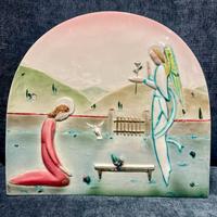 Placca ceramica Tosin La Freccia Annunciazione