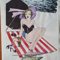 Dive del cinema in spiaggia