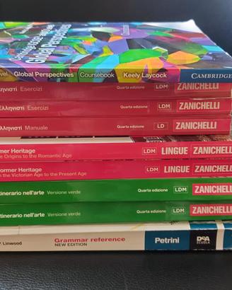 LIBRI LICEO COME NUOVI A METÁ PREZZO O MENO