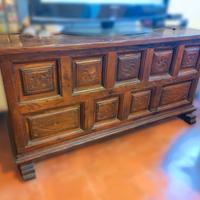 CASSAPANCA ANTICA IN LEGNO STILE 700