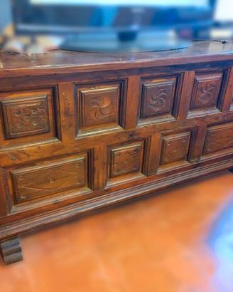 CASSAPANCA ANTICA IN LEGNO STILE 700
