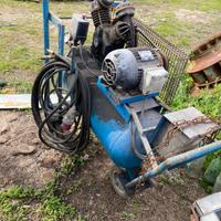 Troncatrice, mola e compressore