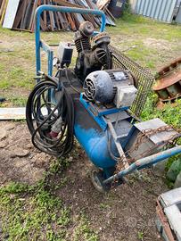 Troncatrice, mola e compressore