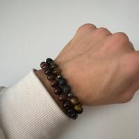 Bracciali uomo con pietre naturali