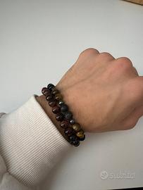 Bracciali uomo con pietre naturali
